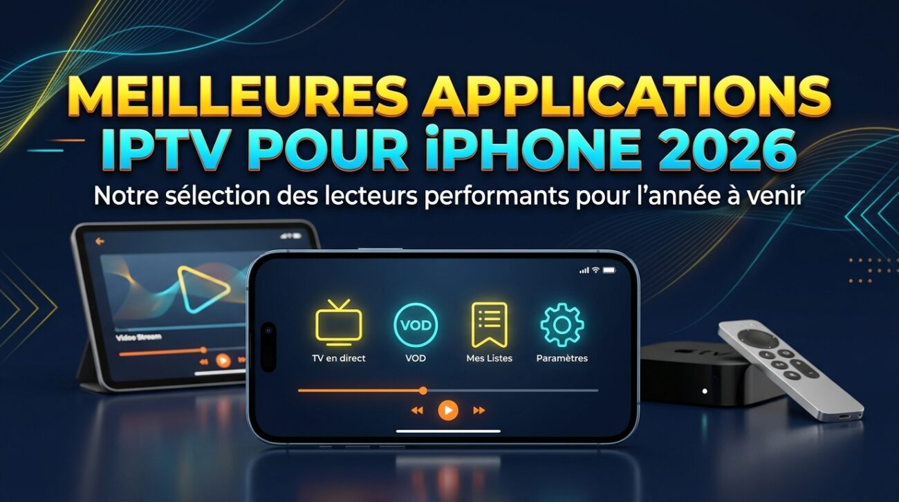 Meilleures applications IPTV pour iPhone en 2026