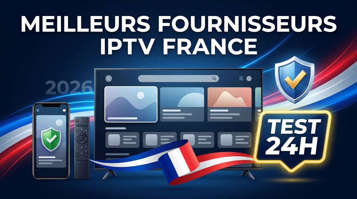 Meilleurs fournisseurs IPTV en France avec test 24h