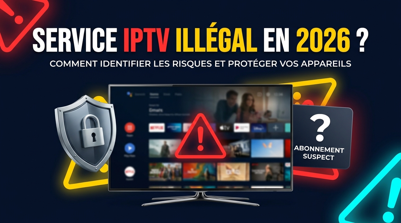 Comment reconnaître un service IPTV illégal en 2026